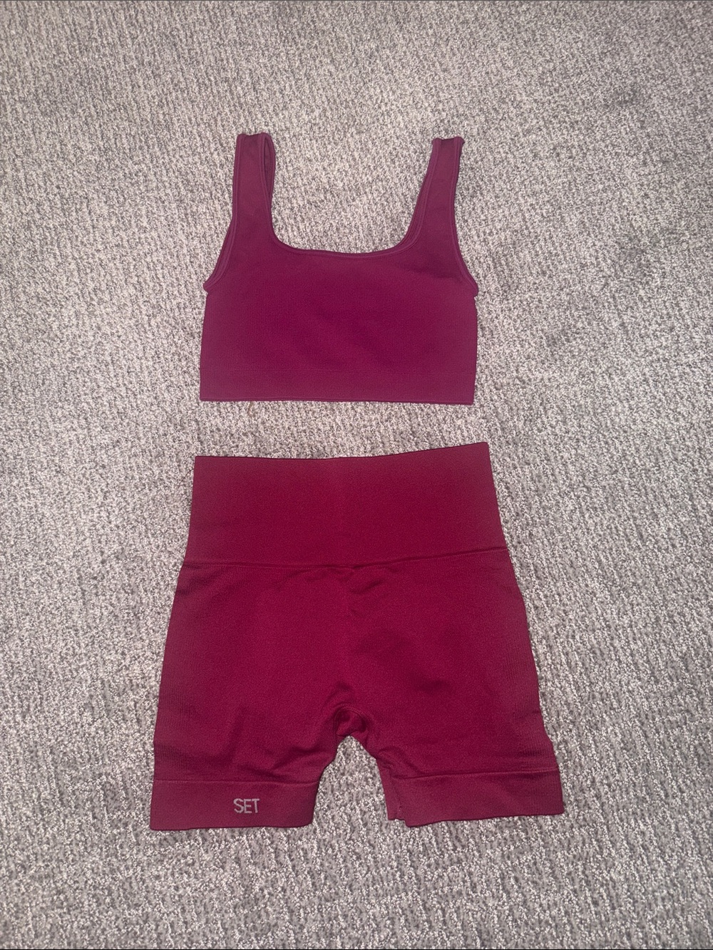 set active sports bra short set